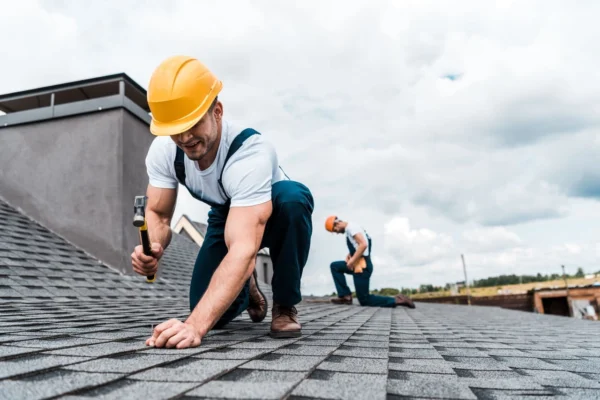Men working on roof
